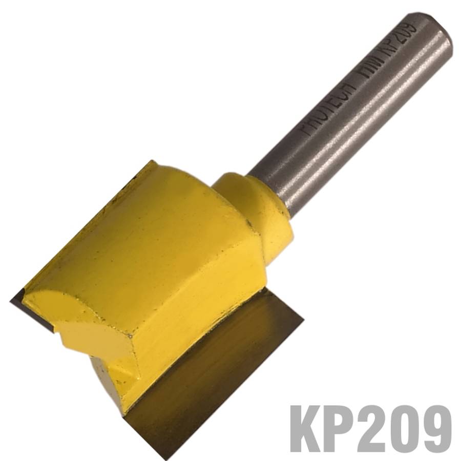 Pro-Tech - Straight Bit 7/8'(22.2mm) X 3/4'(19mm) Two Flute 1/4' Shank - Pro-Tech - Straight Bit ...