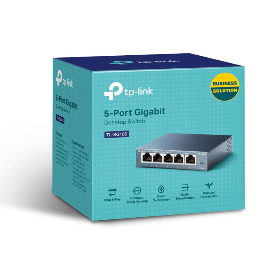 Tp-Link - 5-Port Gigabit Desktop Switch - Tp-Link - 5-Port Gigabit Desktop Switch