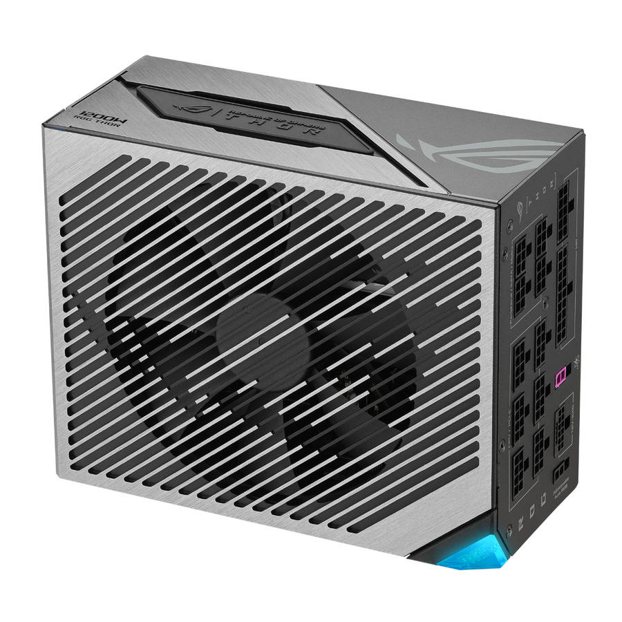 Asus - ROG Thor 1200W 80 Plus Platinum III ATX Modular Power Supply - Asus - ROG Thor 1200W 80 Pl...