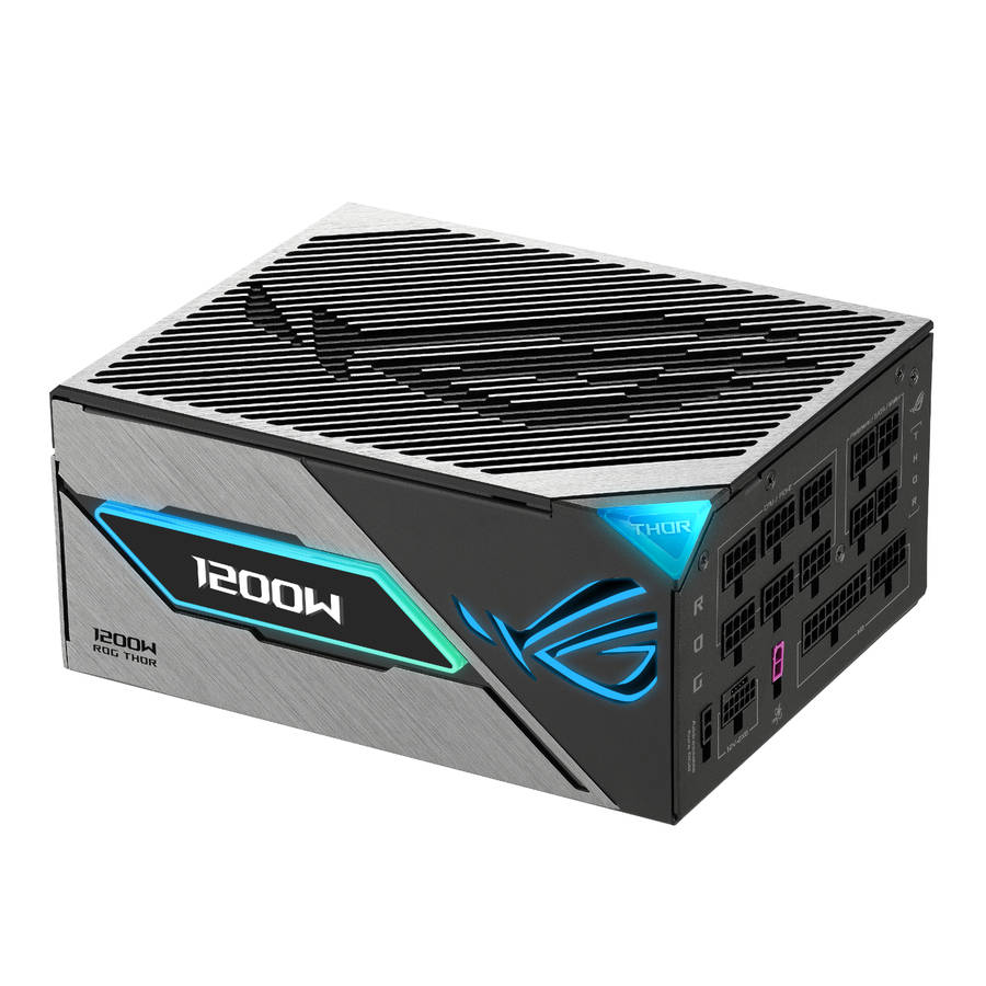 Asus - ROG Thor 1200W 80 Plus Platinum III ATX Modular Power Supply - Asus - ROG Thor 1200W 80 Pl...