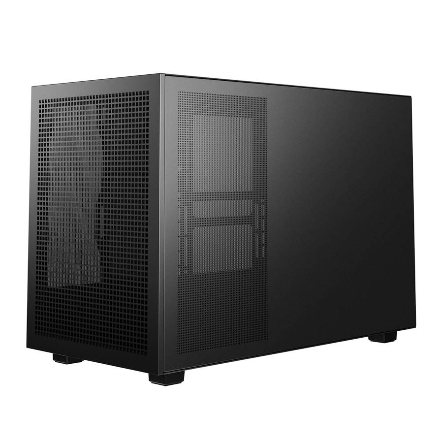DEEPCOOL - CH260 Wood mATX Gaming Chassis - Black - DEEPCOOL - CH260 Wood mATX Gaming Chassis - B...