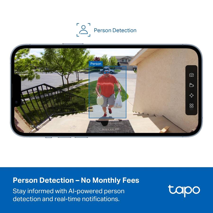 Tp-Link - Tapo C400 2MP Smart Wire-Free Outdoor Security Camera - Tp-Link - Tapo C400 2MP Smart W...