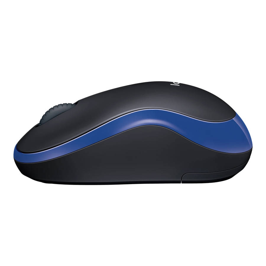 Logitech - M185 Wireless Mouse - Blue (910-002236) - Logitech - M185 Wireless Mouse - Blue (910-0...