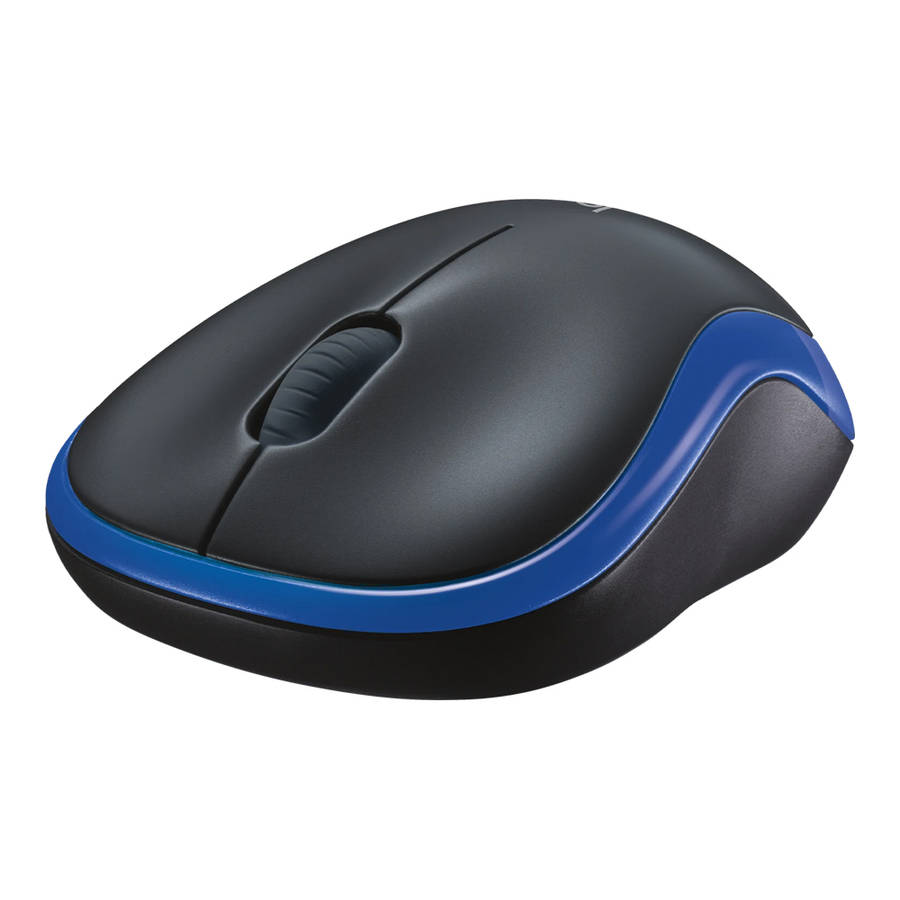 Logitech - M185 Wireless Mouse - Blue (910-002236) - Logitech - M185 Wireless Mouse - Blue (910-0...
