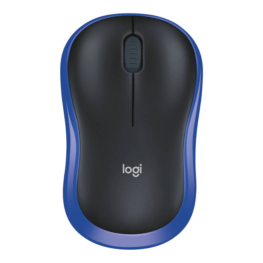 Logitech - M185 Wireless Mouse - Blue (910-002236) - Logitech - M185 Wireless Mouse - Blue (910-0...