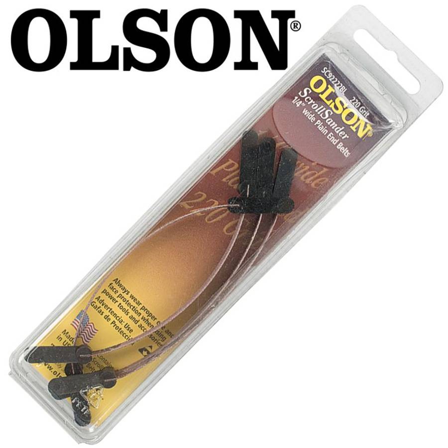 OLSON - Scroll Saw Sander 5' 125mm X 1/4' 220G Plain End 4Pc - OLSON - Scroll Saw Sander 5' 125mm...