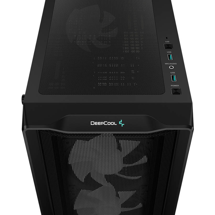 DEEPCOOL - CC560 Mesh V2 ATX Mid Tower Airflow Gaming Chassis  Black - DEEPCOOL - CC560 Mesh V...