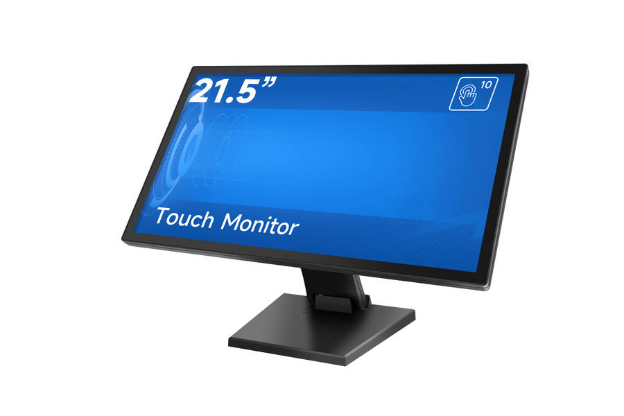 Mecer - 21.5'' 16x9 IPS LED Monitor- Black/ 10 Points Touch Projected Capacitive. - Mecer - 21.5'...