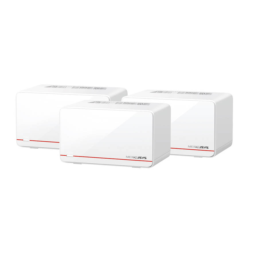 Mercusys - Halo H37BE BE6500 Whole-Home Mesh Wi-Fi 7 System (3-Pack) - Mercusys - Halo H37BE BE65...