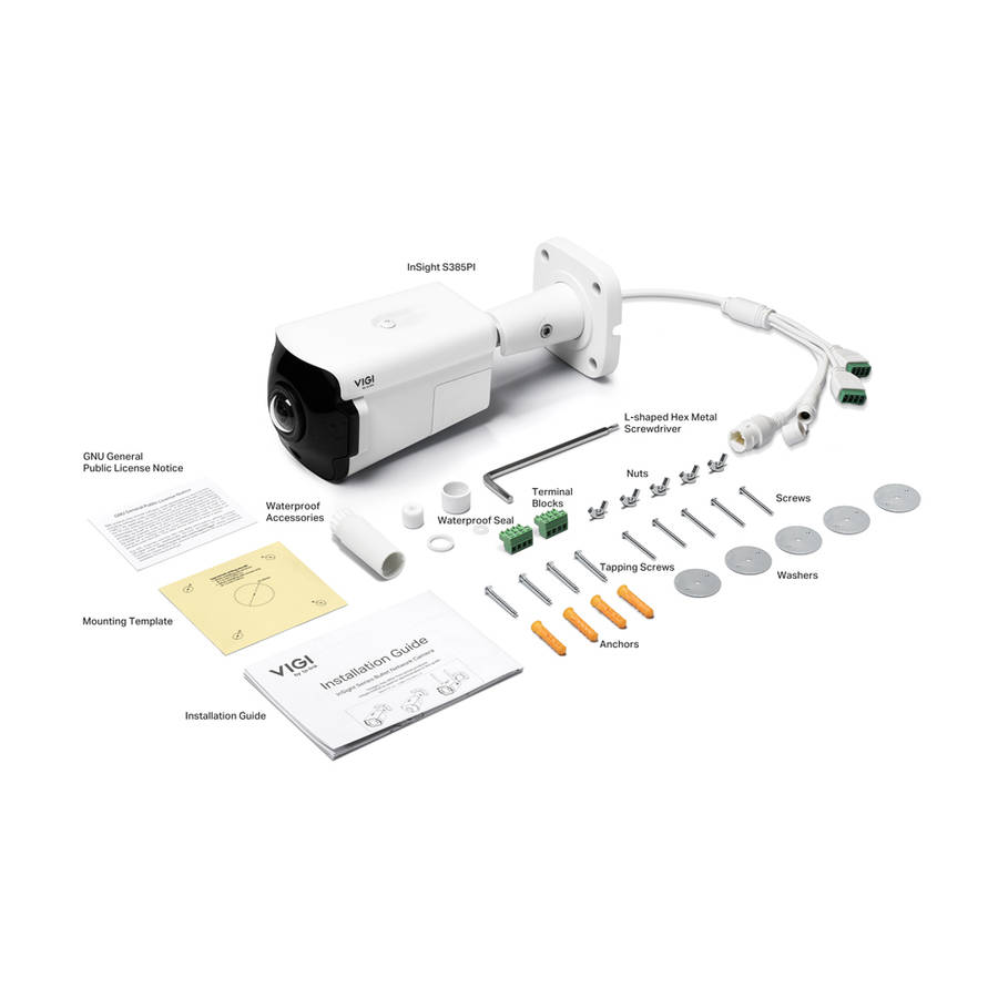 Tp-Link - Vigi Bullet IP Camera 8MP Ir 1.65mm - Tp-Link - Vigi Bullet IP Camera 8MP Ir 1.65mm