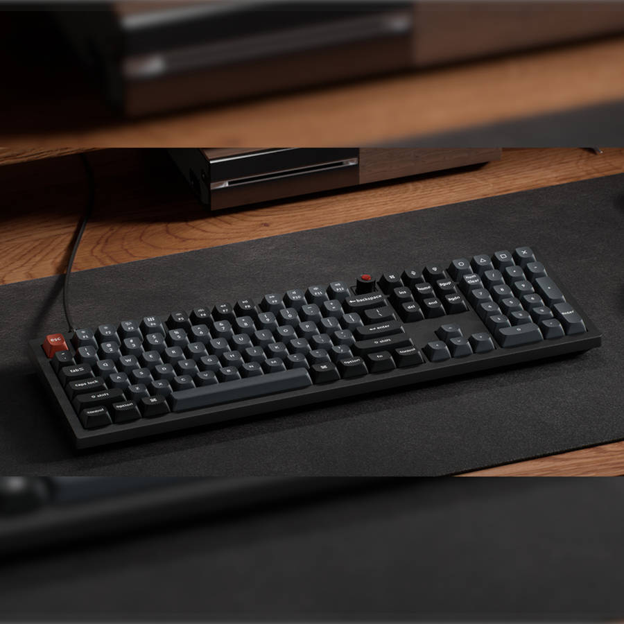 Keychron - V6 Ultra 100% 8K Red Switch Hot-Swappable Gateron Jupiter RGB Wireless Keyboard - Keyc...