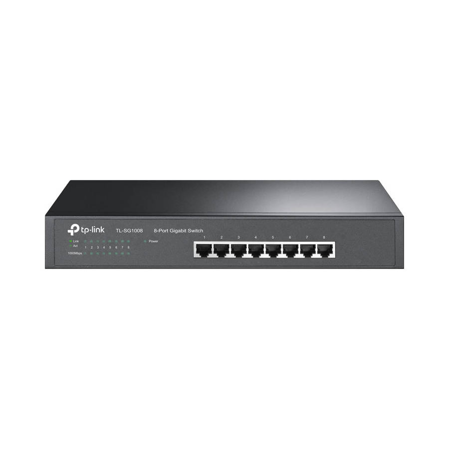 Tp-Link - 8-Port Gigabit Desktop/Rackmount Switch - Tp-Link - 8-Port Gigabit Desktop/Rackmount Sw...