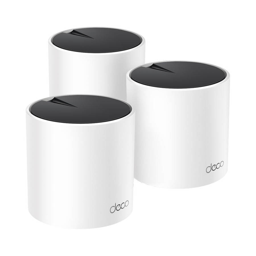 Tp-Link - Deco X55 AX3000 Whole Home Mesh WiFi 6 System - 3 Pack - Tp-Link - Deco X55 AX3000 Whol...
