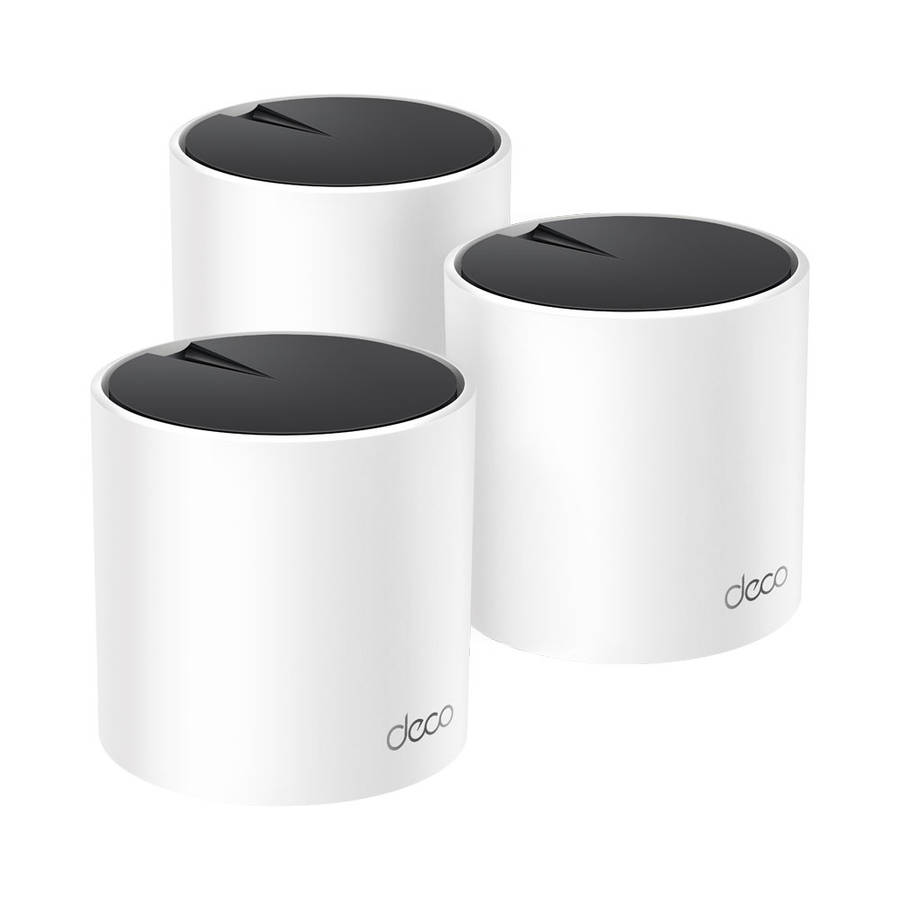 Tp-Link - Deco X55 AX3000 Whole Home Mesh WiFi 6 System - 3 Pack - Tp-Link - Deco X55 AX3000 Whol...