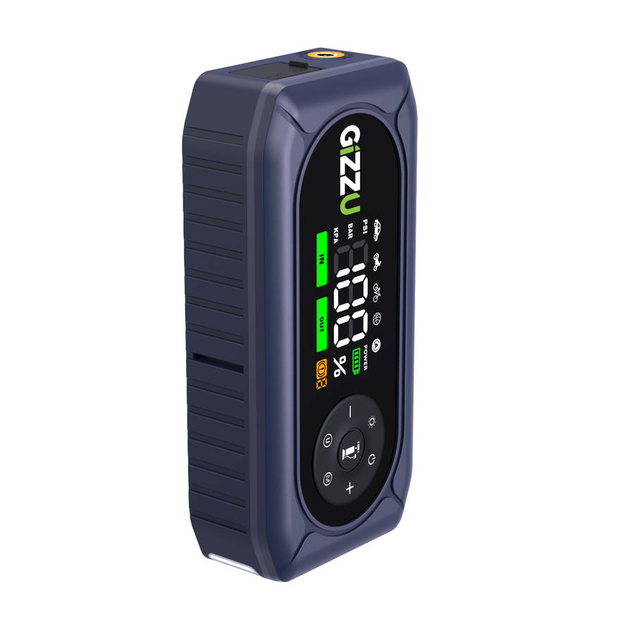 Gizzu - 4-in-1 Jump Starter & Air Compressor - Gizzu - 4-in-1 Jump Starter & Air Compressor