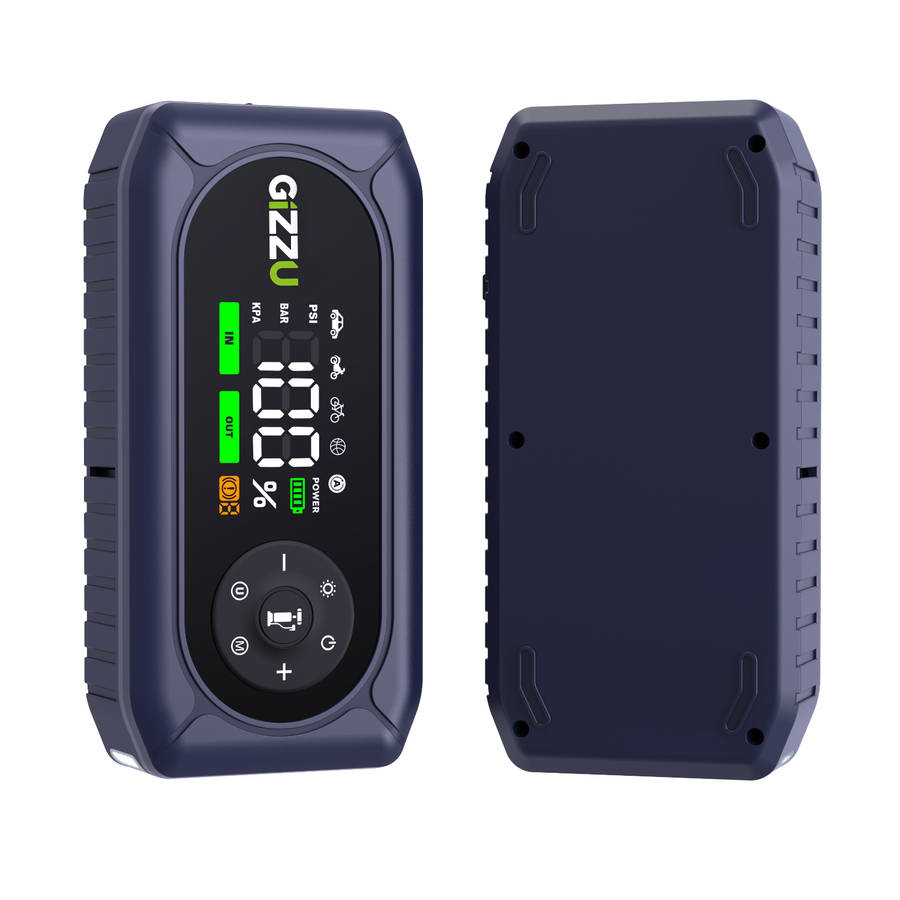 Gizzu - 4-in-1 Jump Starter and Air Compressor - Gizzu - 4-in-1 Jump Starter and Air Compressor