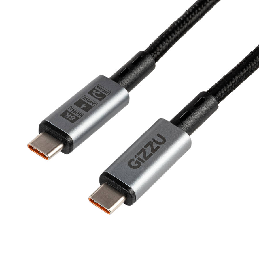 Gizzu - 240W 20Gbps Type-C 2m Cable - Gizzu - 240W 20Gbps Type-C 2m Cable