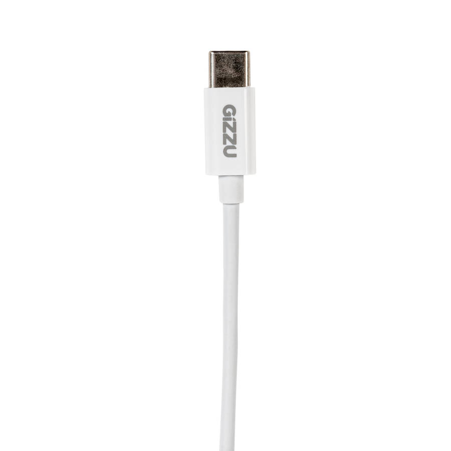 Gizzu - USB Type-C to 3.5mm AUX Audio Adapter - White - Gizzu - USB Type-C to 3.5mm AUX Audio Ada...