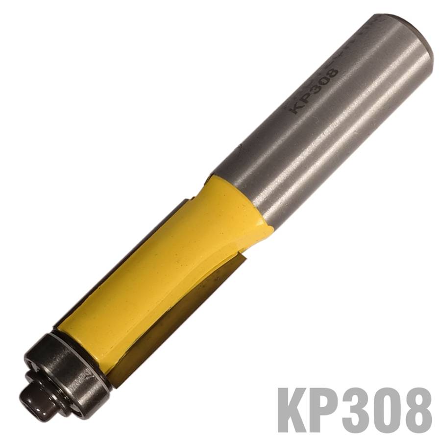 Pro-Tech - Trim Bit 1/2' X 1'With Bottom Bearing 1/2' Shank - Pro-Tech - Trim Bit 1/2' X 1'With B...