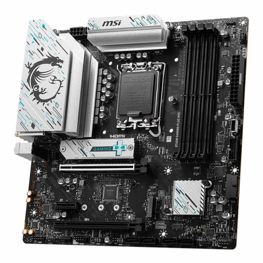 MSI - Gaming Plus 14th/13th/12th Gen Intel Core DDR5 Gaming Motherboard - MSI - Gaming Plus 14th/...