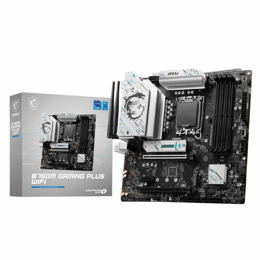 MSI - Gaming Plus 14th/13th/12th Gen Intel Core DDR5 Gaming Motherboard - MSI - Gaming Plus 14th/...