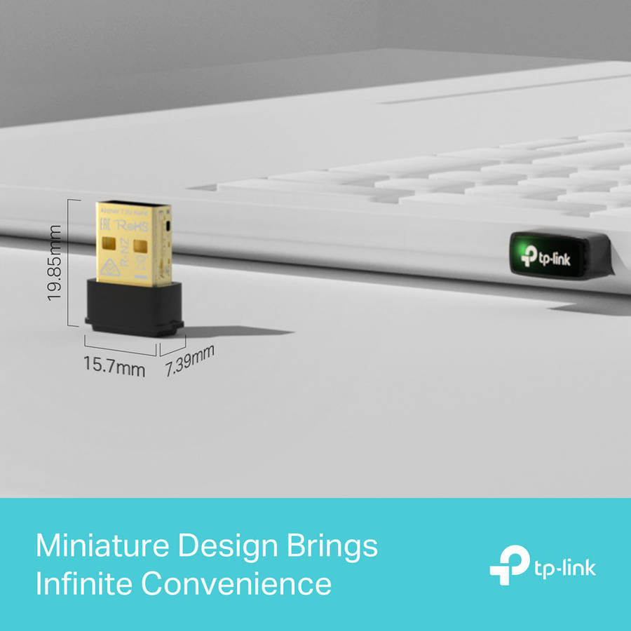 Tp-Link - Archer AC1300 Nano Wireless MU-MIMO USB Adapter - Tp-Link - Archer AC1300 Nano Wireless...