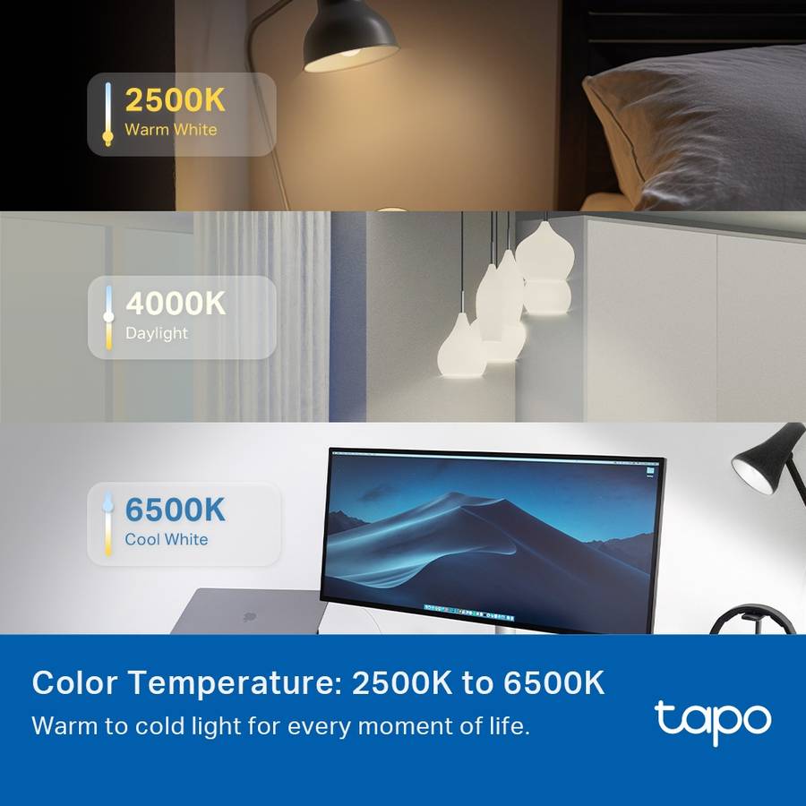 Tp-Link - Tapo L430P Smart Wi-Fi P45/E14 Multicoloured Light Bulb - Tp-Link - Tapo L430P Smart Wi...