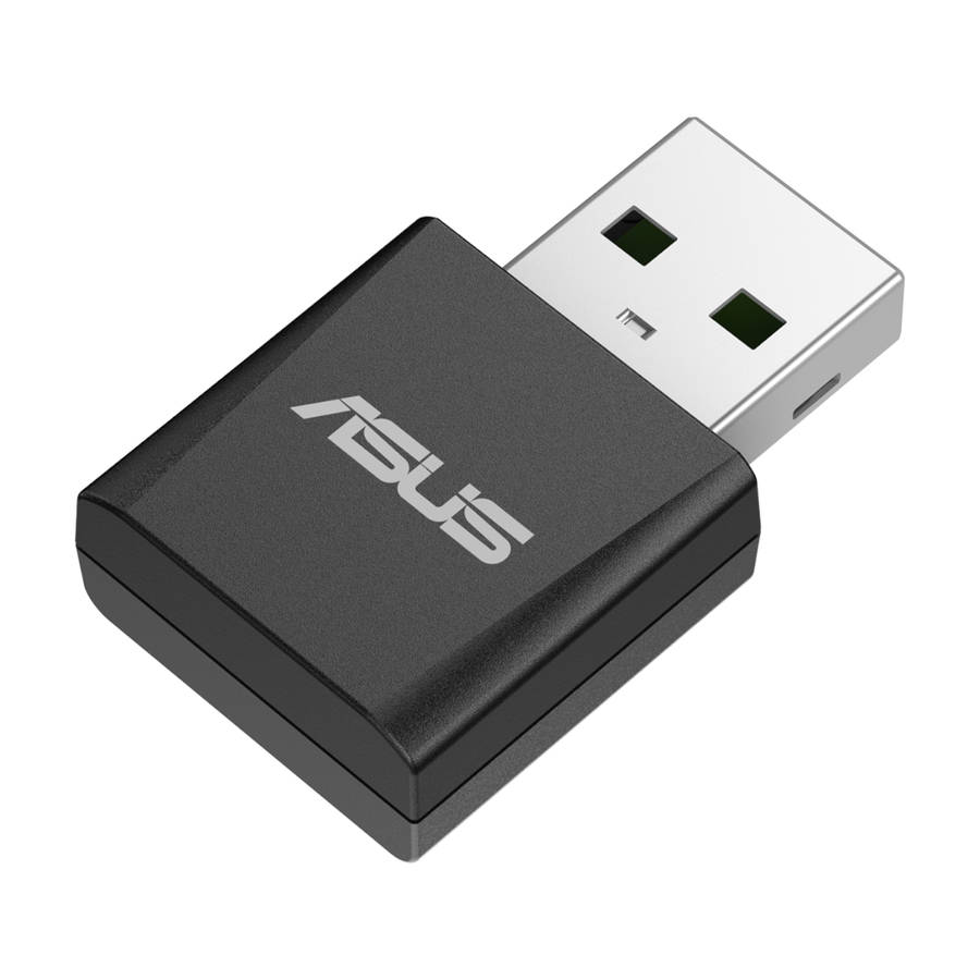 Asus - Tri-band Wi-Fi 7 Nano USB Adapter - Bluetooth Compatible - Asus - Tri-band Wi-Fi 7 Nano US...