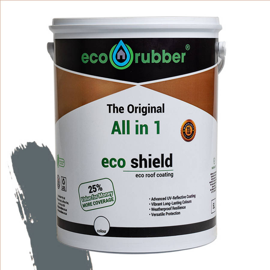 ECO RUBBER - All In 1 Eco Shield Dark Grey 5L - ECO RUBBER - All In 1 Eco Shield Dark Grey 5L