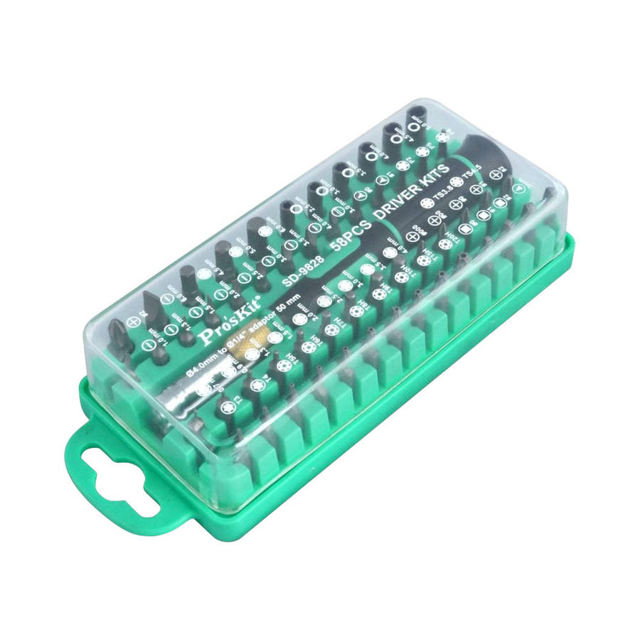 Proskit - PRKSD9828 58Piece Precision Screwdriver Set for Electronics,Non-slip handle - Proskit -...
