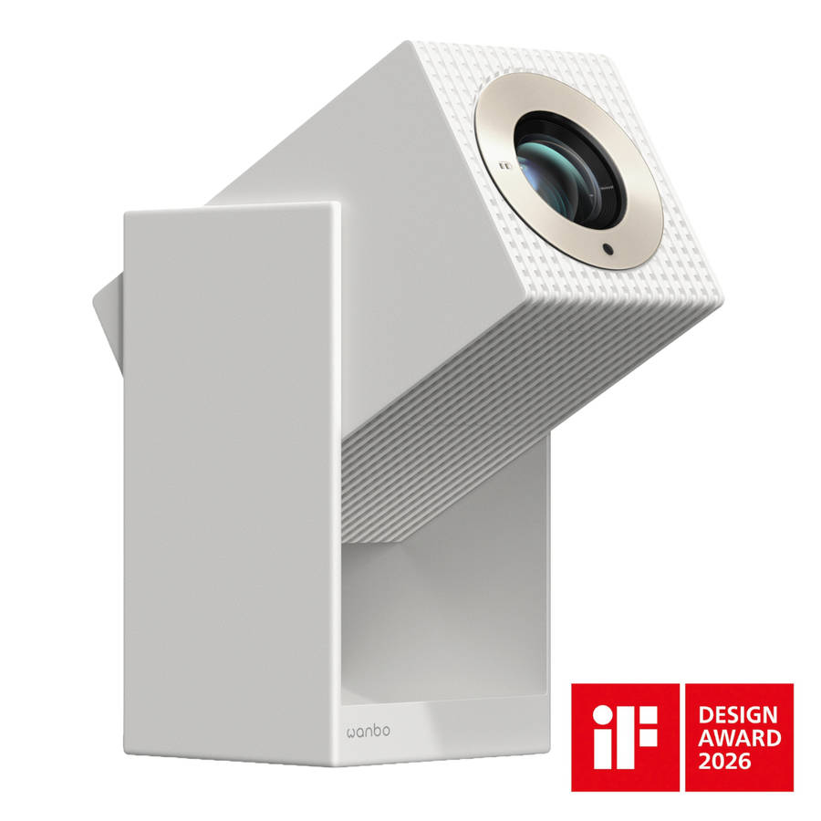 WANBO - Cube 2 Pro  1080P 500ANSI Android 11 Smart Home Theatre Projector  White - WANBO - ...