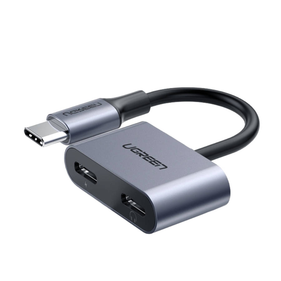 Ugreen - USB Type-C Dual Audio and Charging Adapter (15W PD, 2-in-1 Splitter) - Ugreen - USB Type...