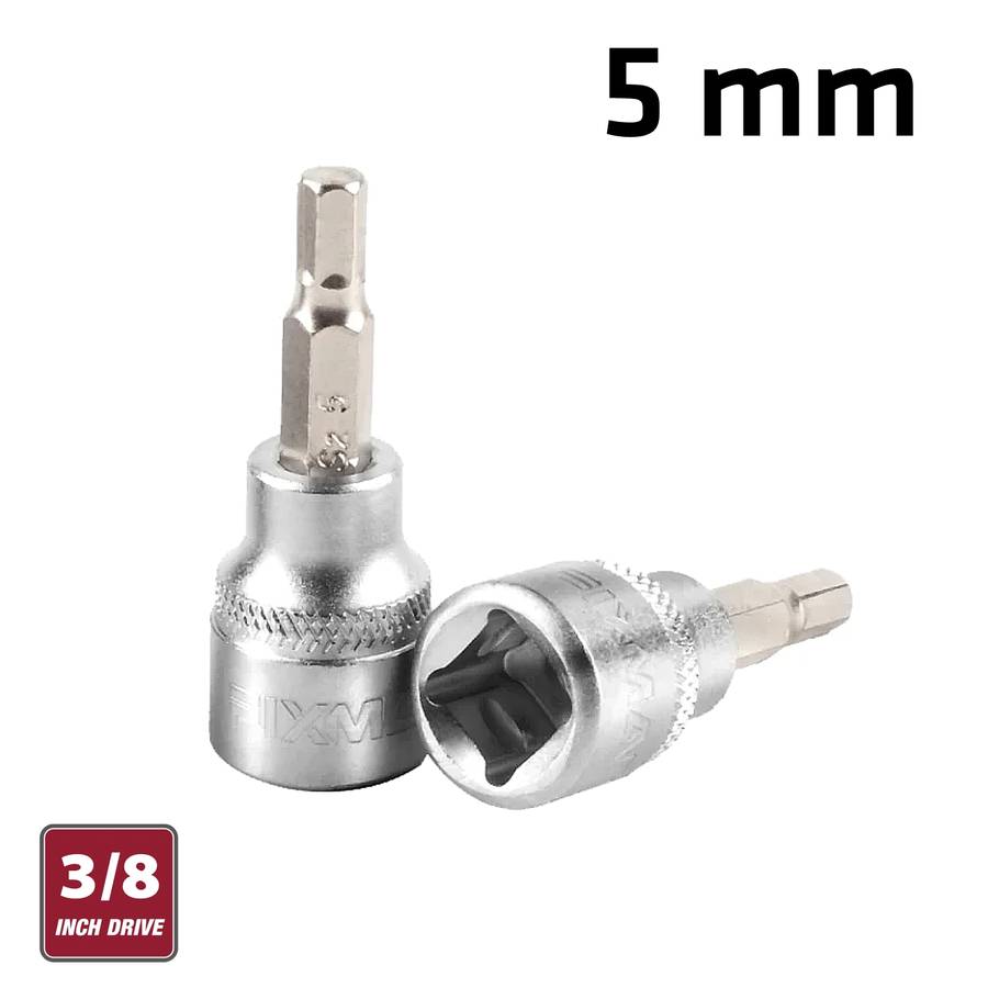 FIXMAN - 3/8' Dr.bit Socket 5mm Hex Allen H5 - FIXMAN - 3/8' Dr.bit Socket 5mm Hex Allen H5