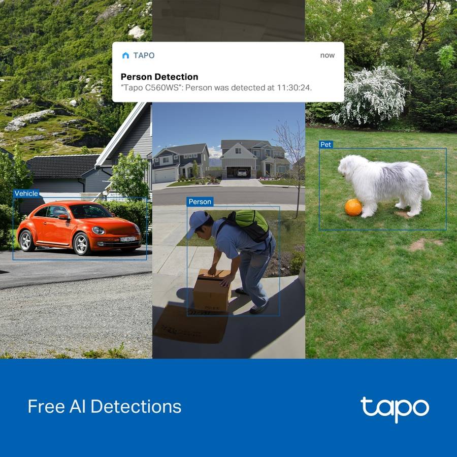 Tp-Link - Tapo 4K Pan Tilt WiFi Camera - Tp-Link - Tapo 4K Pan Tilt WiFi Camera