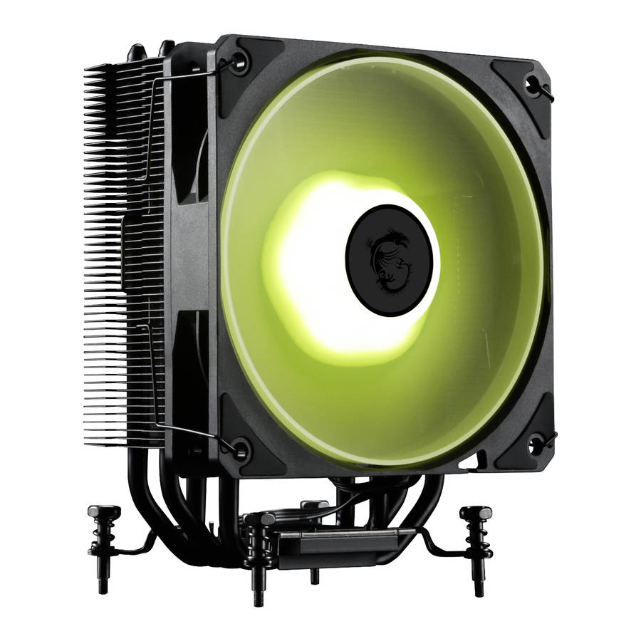 MSI - MAG Corefrozr AA13 120mm CPU Air Cooler - Black - MSI - MAG Corefrozr AA13 120mm CPU Air Co...