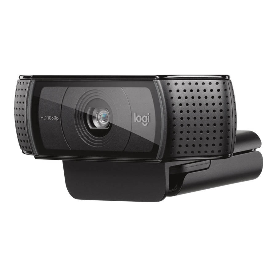Logitech - C920 Hd Pro Webcam With Stereo Audio (960-001055) - Logitech - C920 Hd Pro Webcam With...