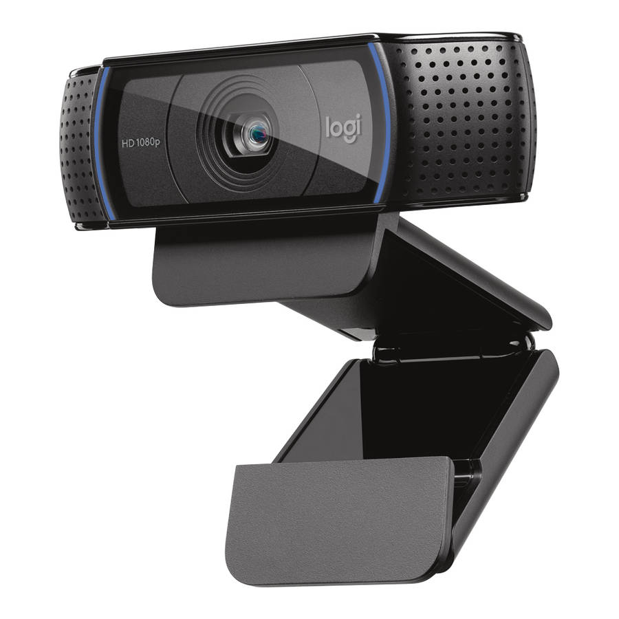 Logitech - C920 Hd Pro Webcam With Stereo Audio (960-001055) - Logitech - C920 Hd Pro Webcam With...