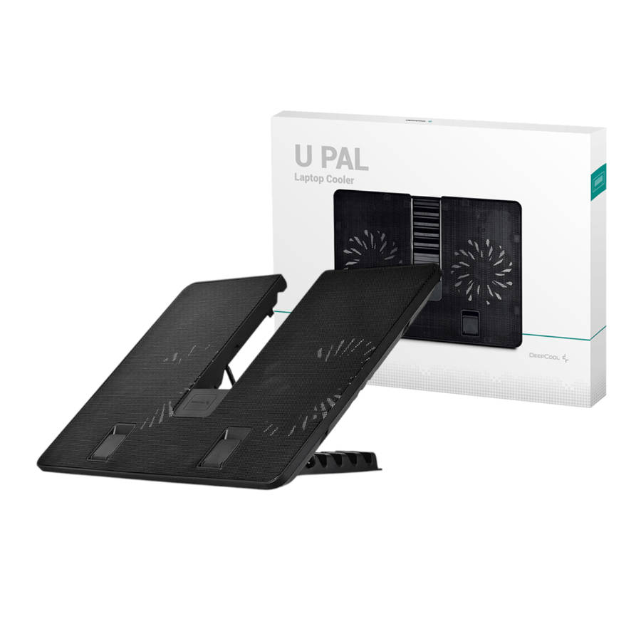 DEEPCOOL - U PAL Dual Fan Notebook Cooling Stand - DEEPCOOL - U PAL Dual Fan Notebook Cooling Stand