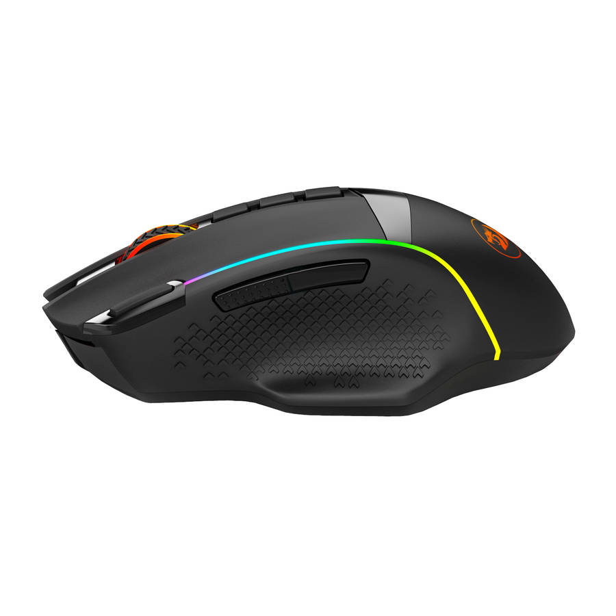 Redragon - M991 RGB PRO Enlightenment 26000 DPI Wireless Gaming Mouse - Black - Redragon - M991 R...