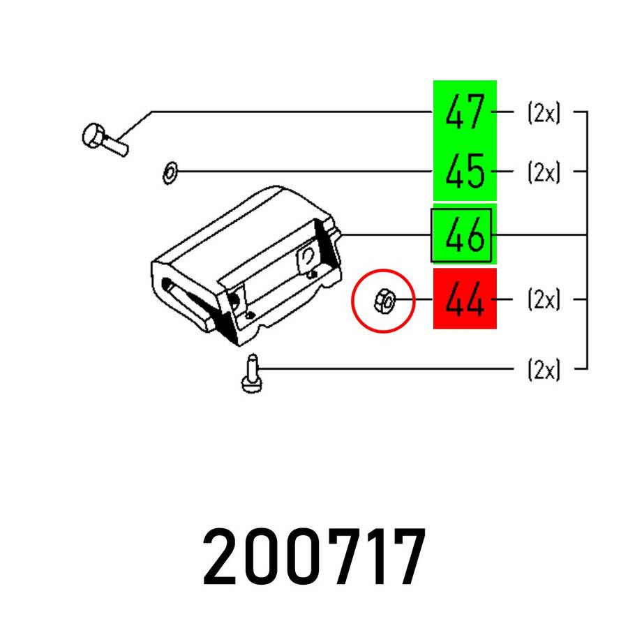 Festool - Hexagon Nut Din 934-M5-08 - Festool - Hexagon Nut Din 934-M5-08