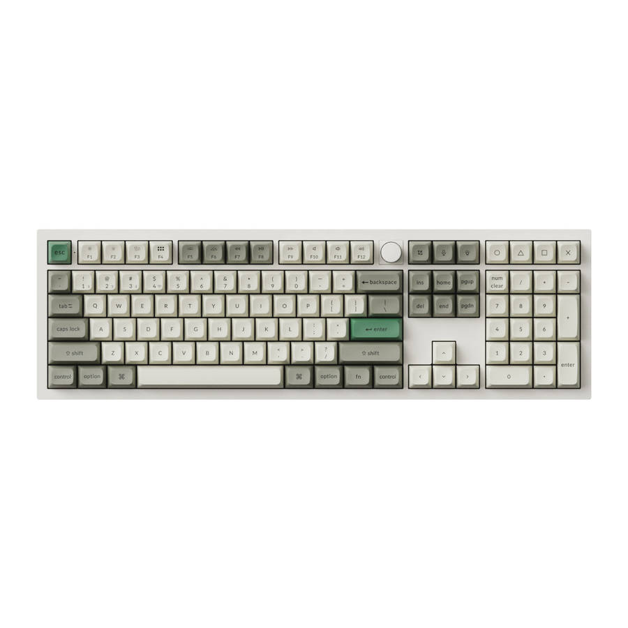 Keychron - Q6 Max QMK/VIA Wireless Custom Mechanical Keyboard KSA Gateron Red Jupiter Switches - ...