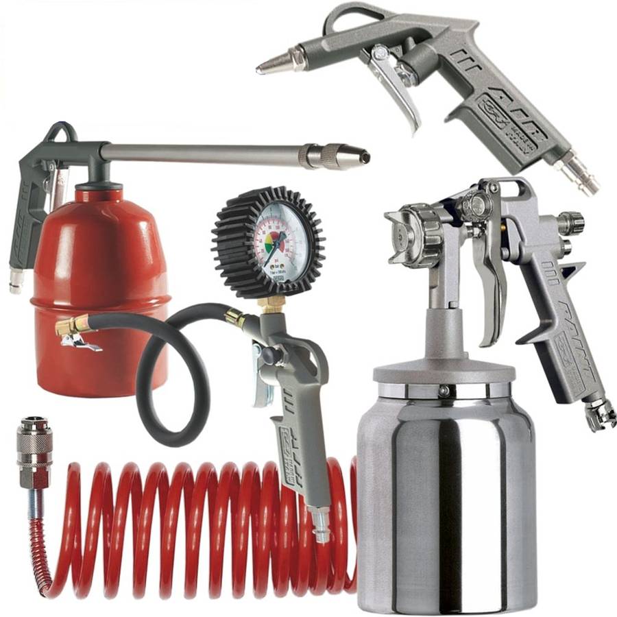 GAV - Spray Gun Kit 5Piece W/162B - GAV - Spray Gun Kit 5Piece W/162B