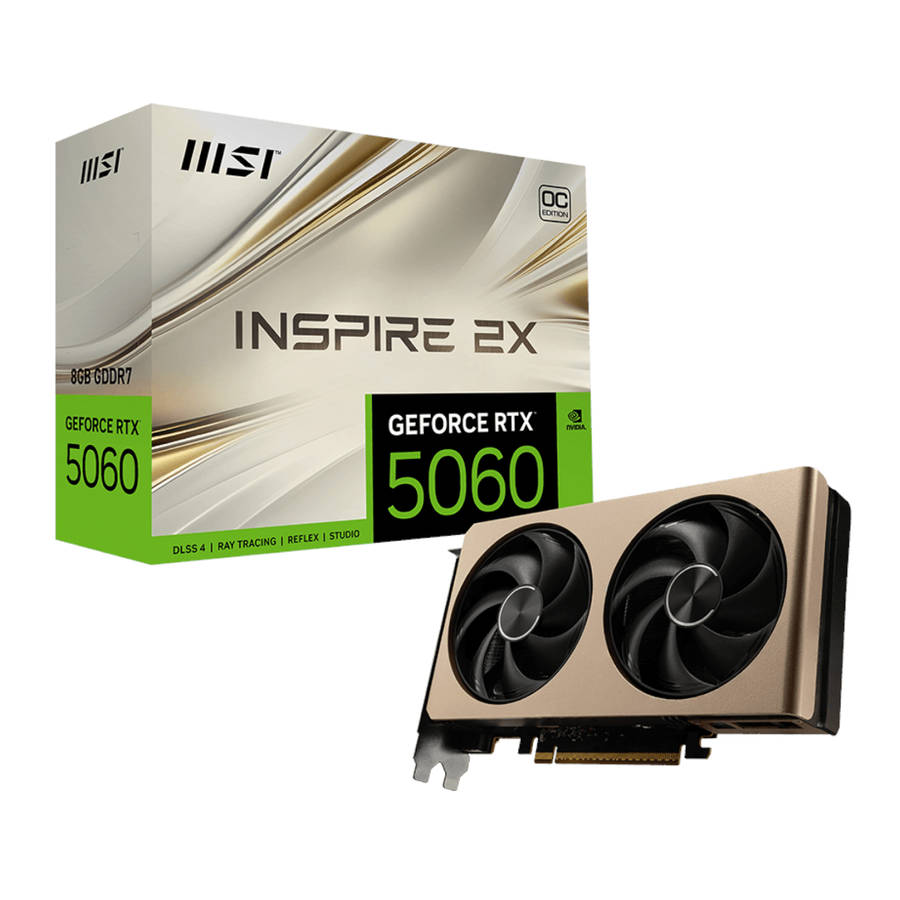 MSI - GeForce RTX 3050 Ventus 2X E 6GB OC Graphics Card - MSI - GeForce RTX 3050 Ventus 2X E 6GB ...