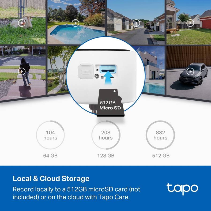 Tp-Link - Tapo C400 Kit 1080P Solar-Powered Wi-Fi Security Camera Kit - Tp-Link - Tapo C400 Kit 1...
