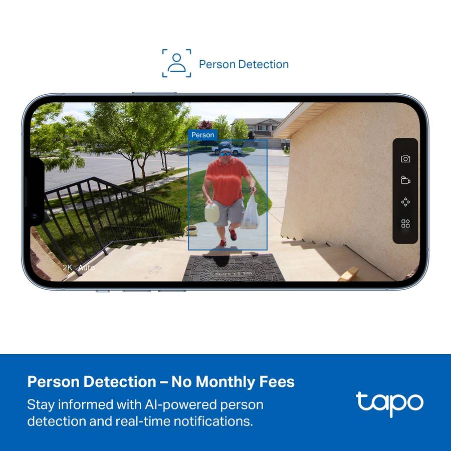 Tp-Link - Tapo C400 Kit 1080P Solar-Powered Wi-Fi Security Camera Kit - Tp-Link - Tapo C400 Kit 1...