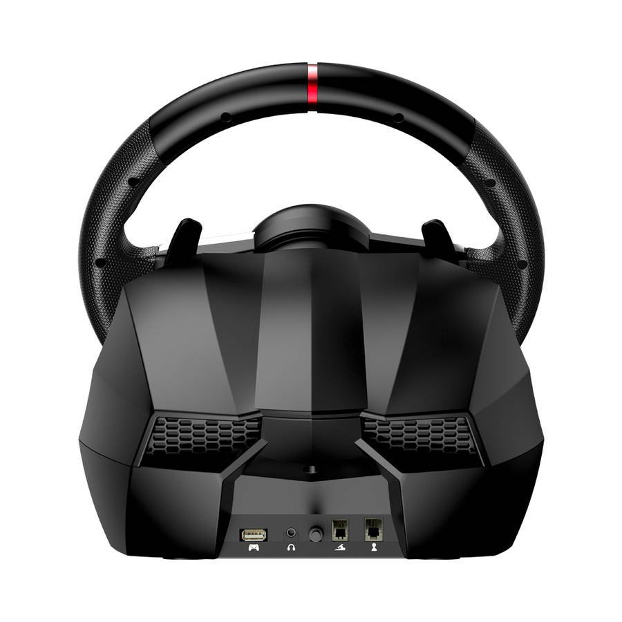 Genius - 6 Speed Wheel With Vibration - Blk - Genius - 6 Speed Wheel With Vibration - Blk