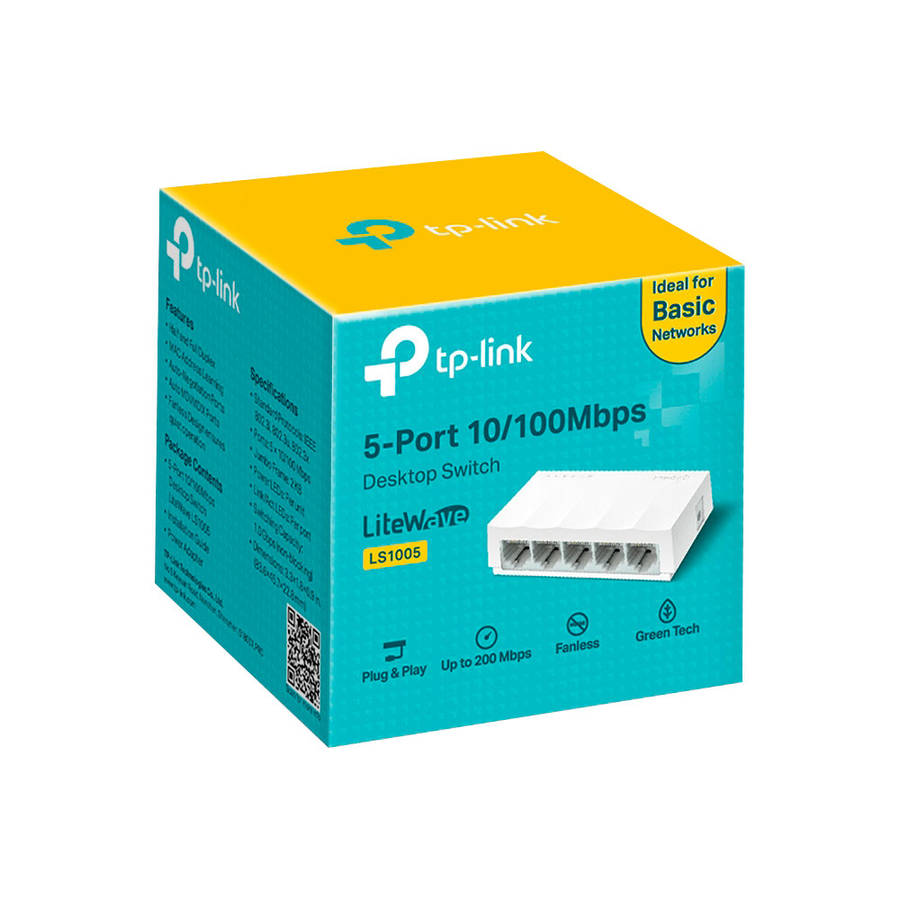Tp-Link - 5-Port 10/100mbps Desktop Switch - Tp-Link - 5-Port 10/100mbps Desktop Switch
