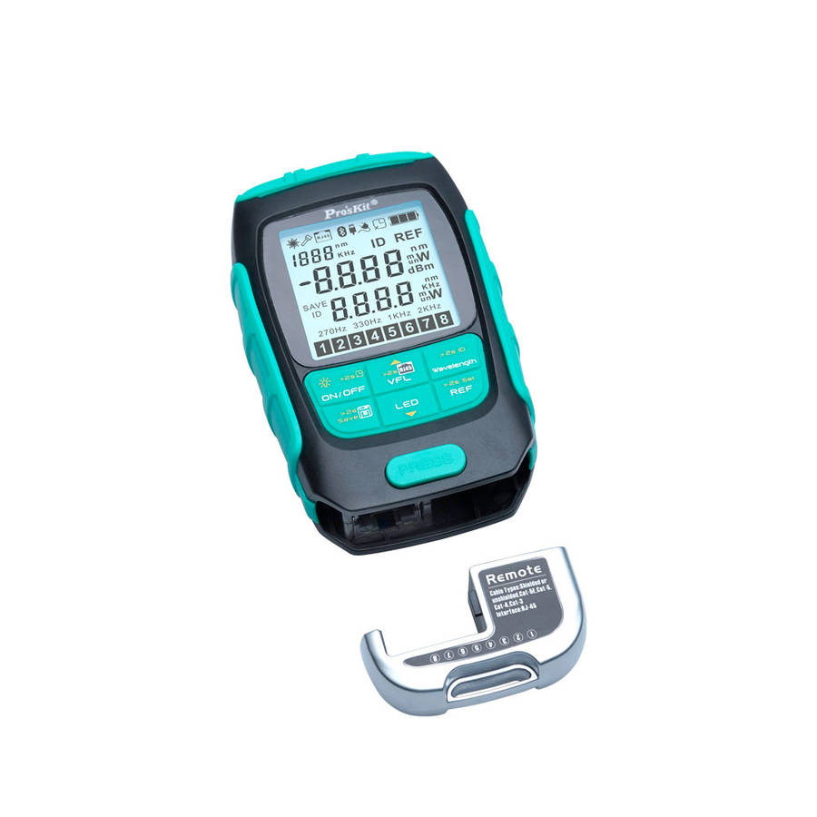 Proskit - Mt-7616 4-In-1 Fibre Optical Power Multimeter, Including Power Meter, Lan Cable Tester,...