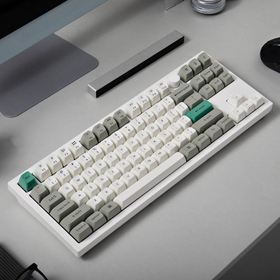 Keychron - Q3 Max 80% Full Assembled Knob Red Switch Hot-Swap Gateron Jupiter RGB Wireless Keyboa...