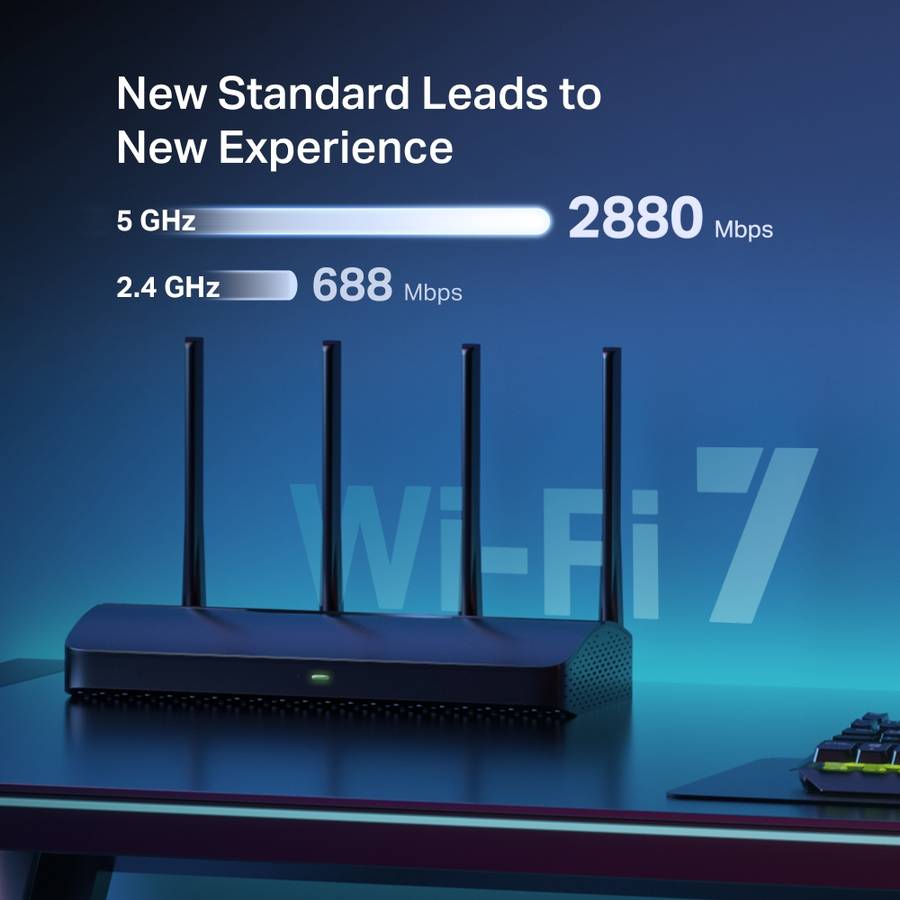 Mercusys - Mr27Be Be3600 Dual-Band Wi-Fi 7 Router With 2.5Gbps Ethernet - Mercusys - Mr27Be Be360...